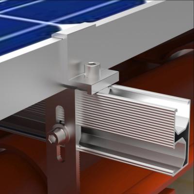 Solar aluminum bracket installation details